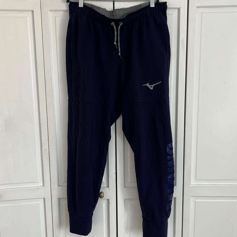Navy women’s mizuno sweatpants